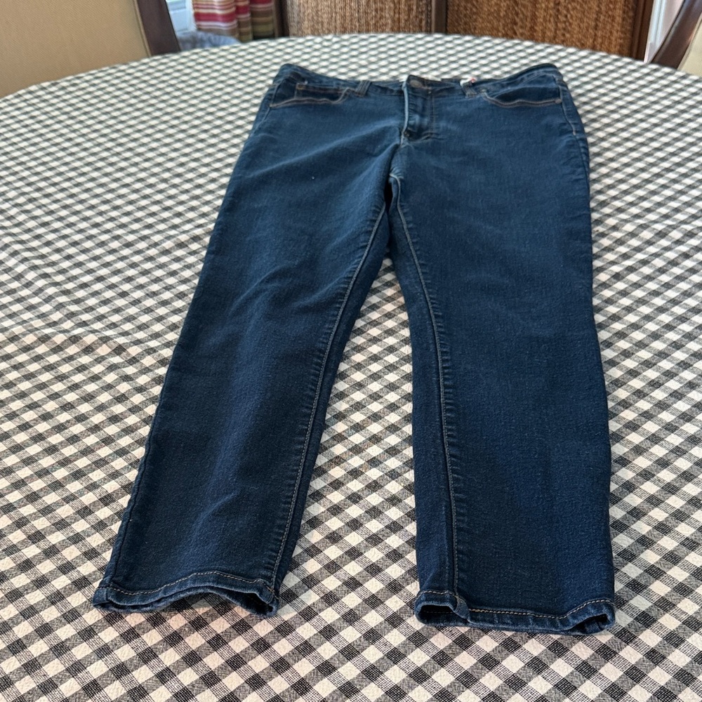 Women’s Skinny Jeans - Dark Blue Denim